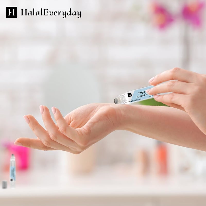 HalalEveryDay SAAQIN Imported Amber White Body Oil - 10 ml - Fragrance Oil - Imported Amber White - Image 2